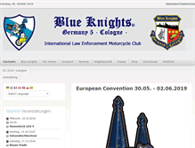 Tablet Screenshot of blueknights-cologne.de